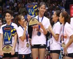 Santiago was the tallest player in the Shakey's V-League with a height of 6'5 Santiago was the tallest player in the Shakey's V-League with a height of 6'5